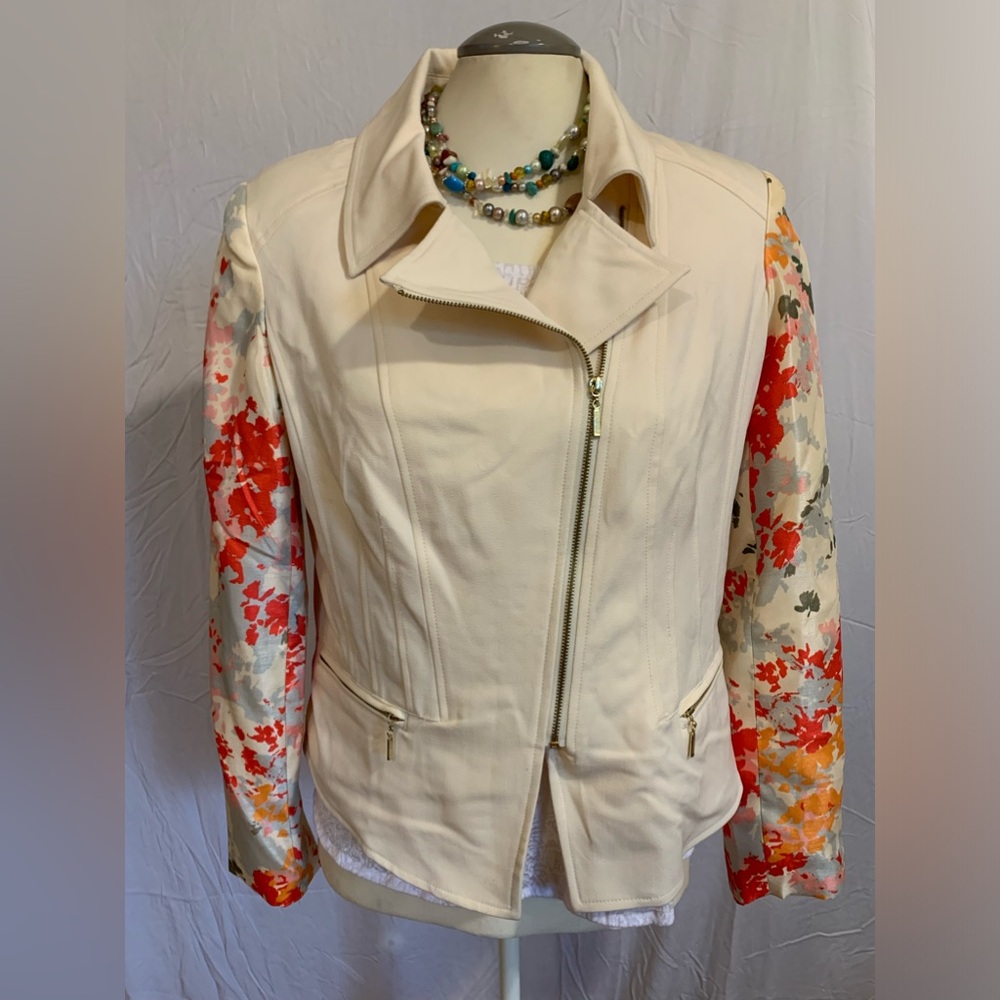 Pretty in peach Spring jacket